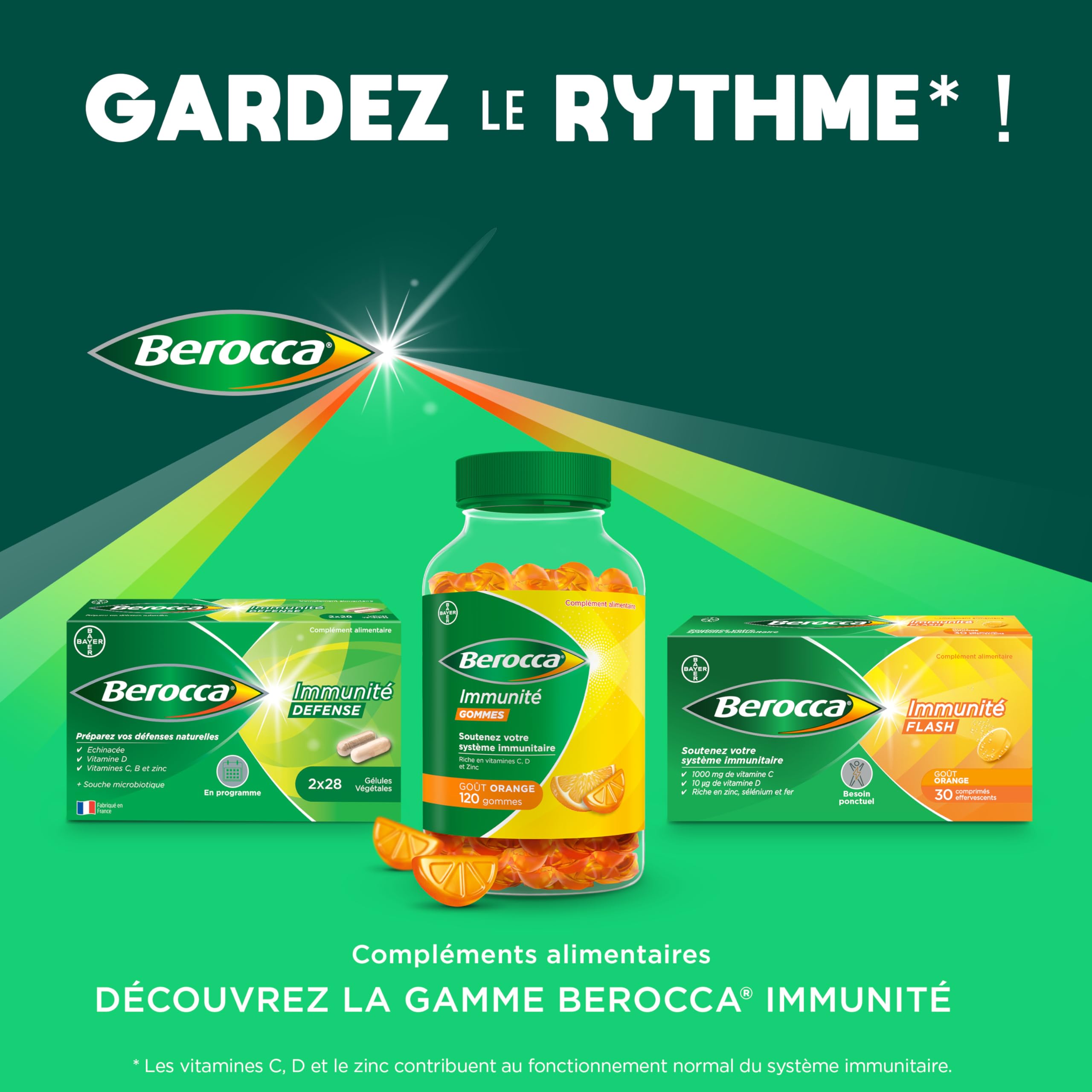 berocca-immunit-gommes-multivitamines-vitamines-c-d-zinc-go-t-orange image 6