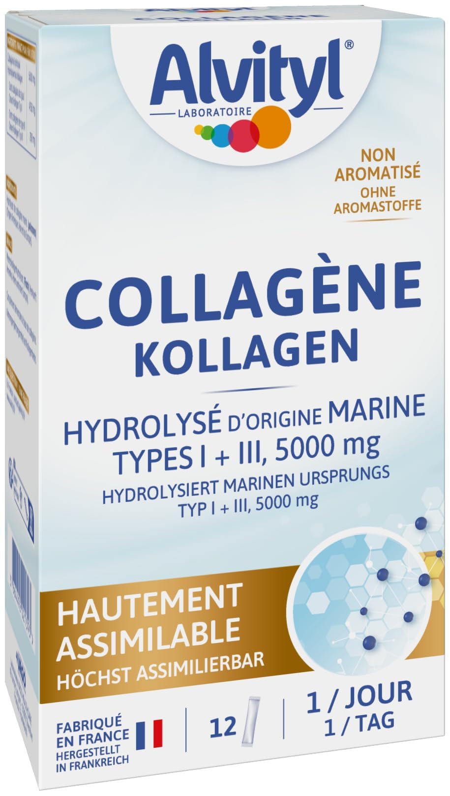 alvityl-collag-ne-poudre-marin-type-i-iii-5000-mg-12-sticks-individuels-go-t-neu image 1