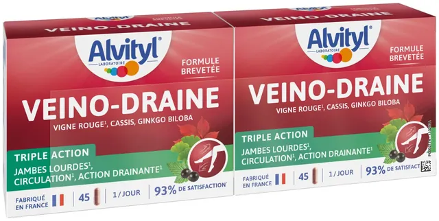 alvityl-veino-draine-action-drainante-confort-circulatoire-2-x-45-g-lules image 1