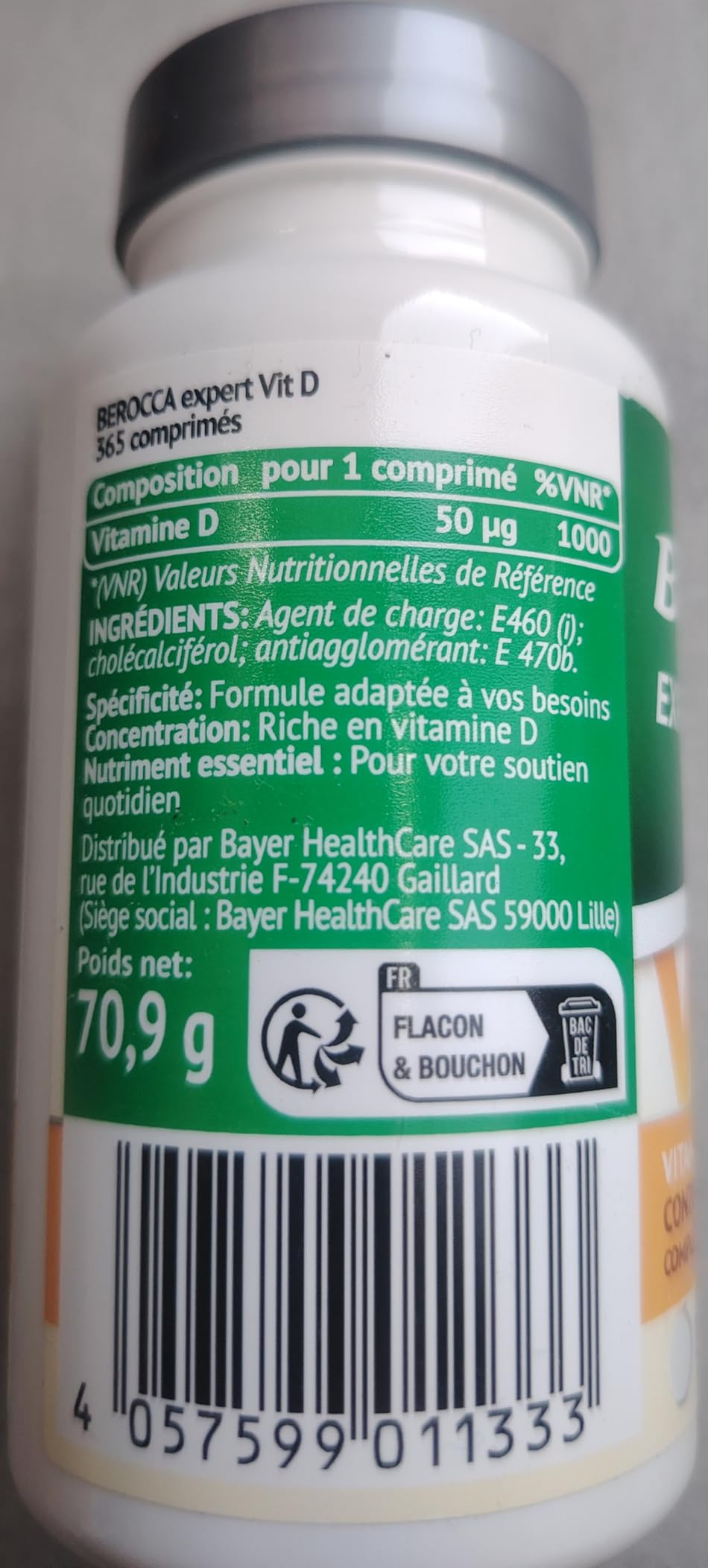 Pas adapté à mon estomac