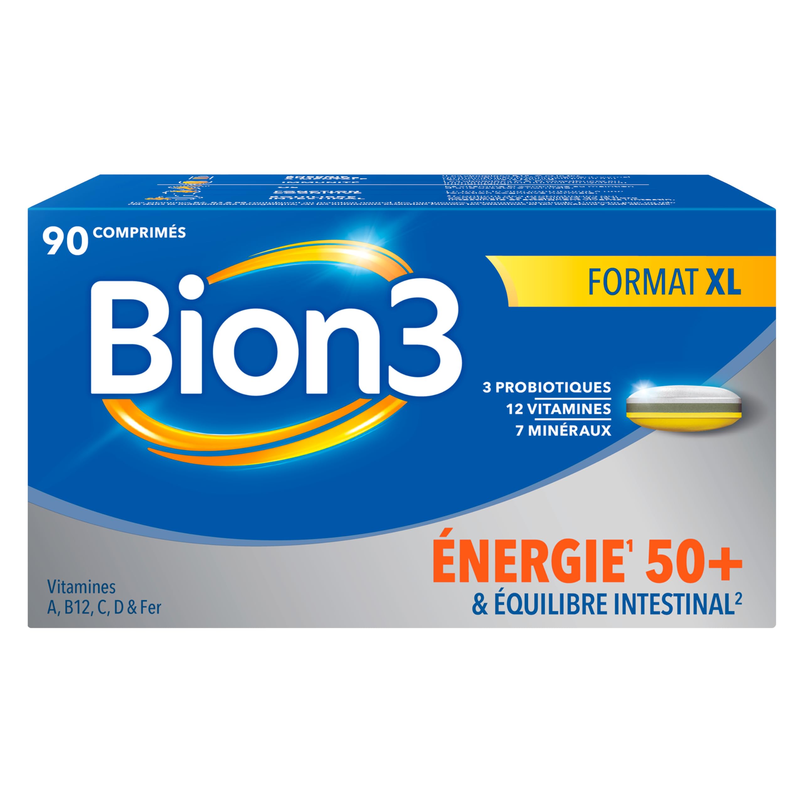 bion3-nergie-50-multivitamines-et-probiotiques-90-comprim-s image 1