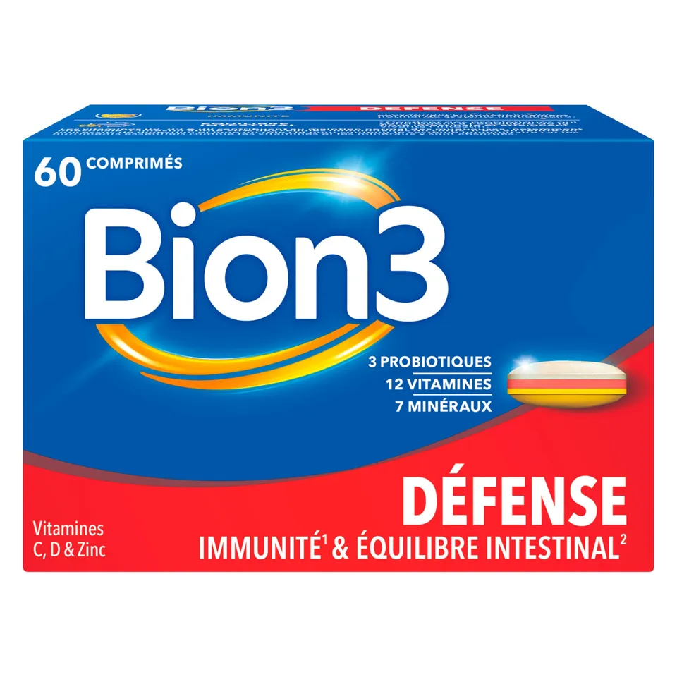bion-3-d-fense-multivitamines-min-raux-et-probiotiques-30-comprim-s image 1