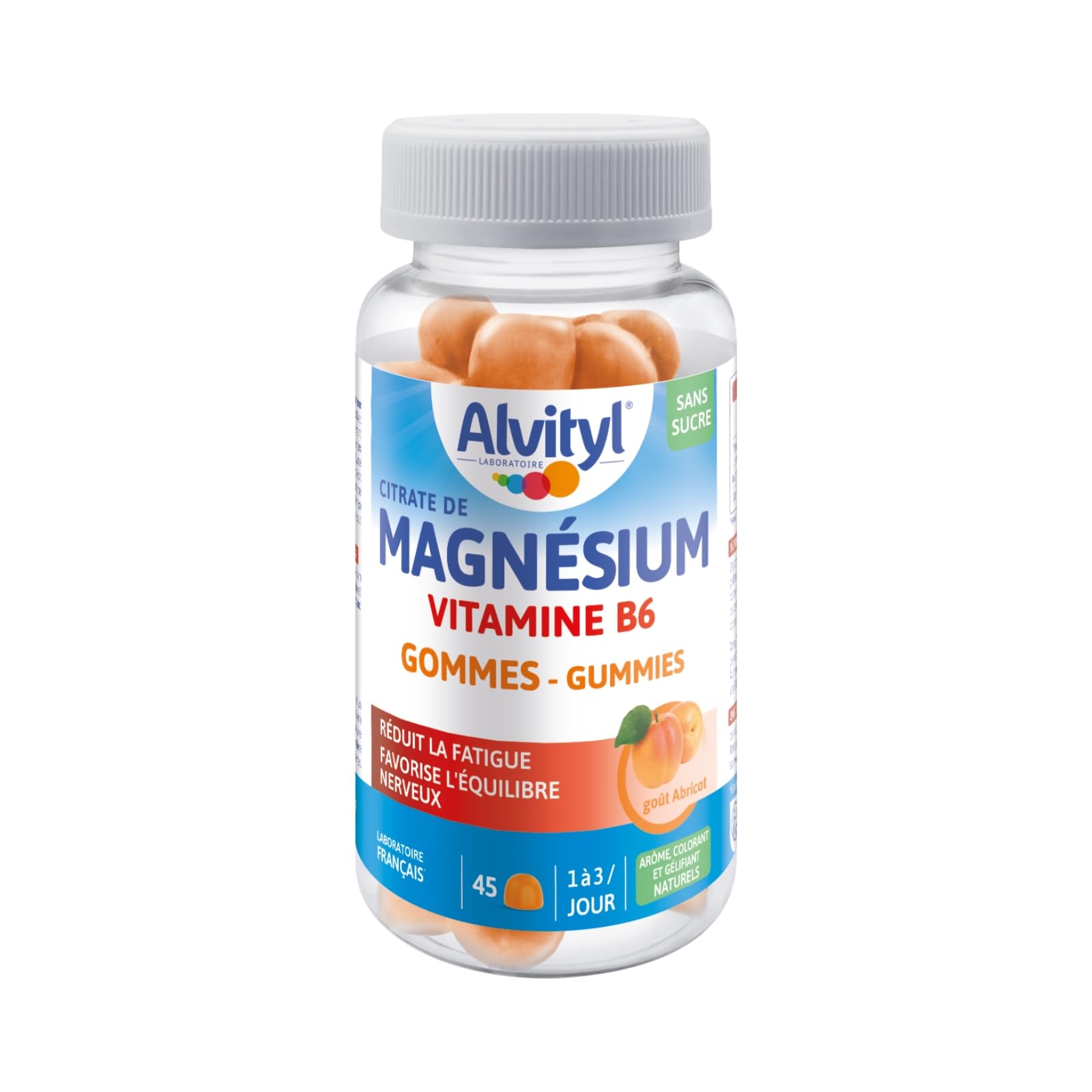 alvityl-gummies-magn-sium-go-t-abricot-sans-sucre-citrate-de-magn-sium-vitamine- image 1