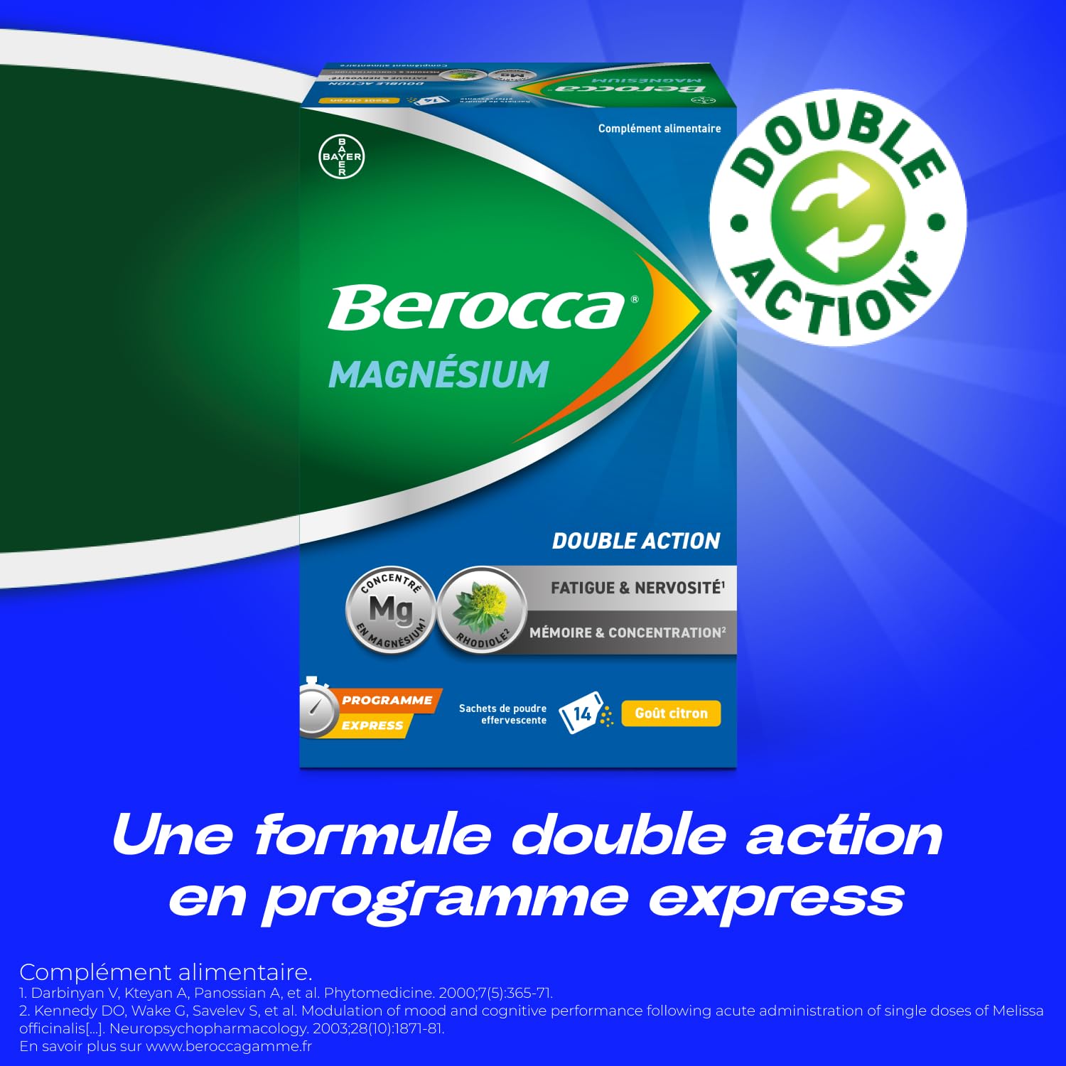 berocca-magn-sium-vitamines-b6-b12-rhodiole-m-lisse-14-sachets image 2