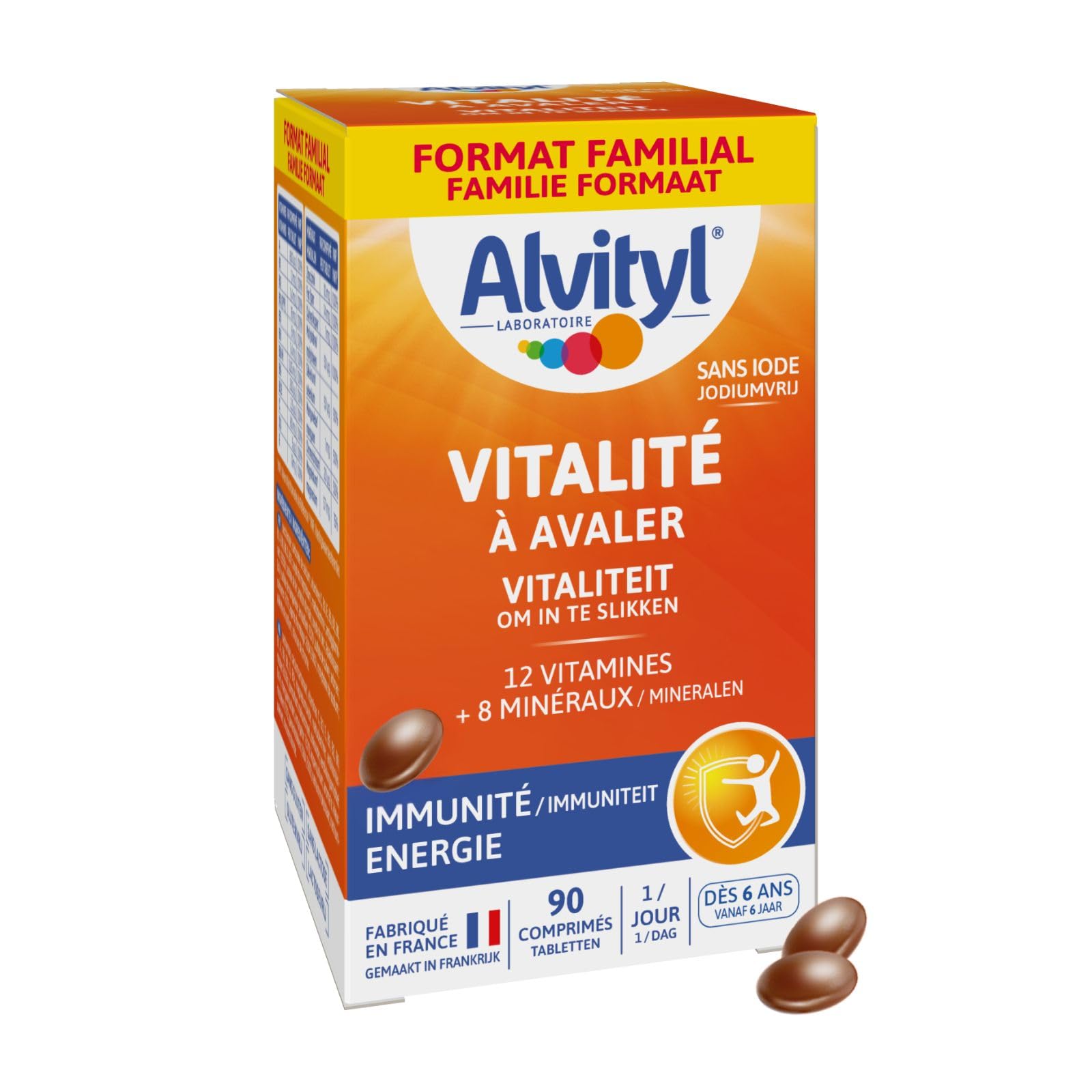 alvityl-vitalit-12-vitamines-et-8-min-raux-go-t-chocolat-d-s-6-ans-40-comprim-s image 3