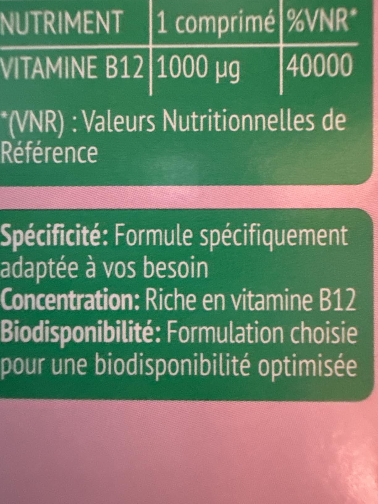 Bonne supplémentation