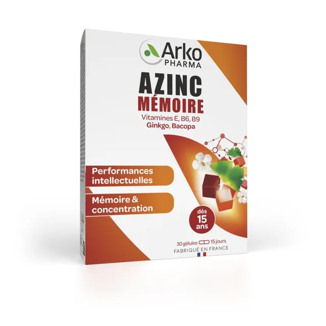 azinc-m-moire-concentration-intellectuelle-arkopharma image 1