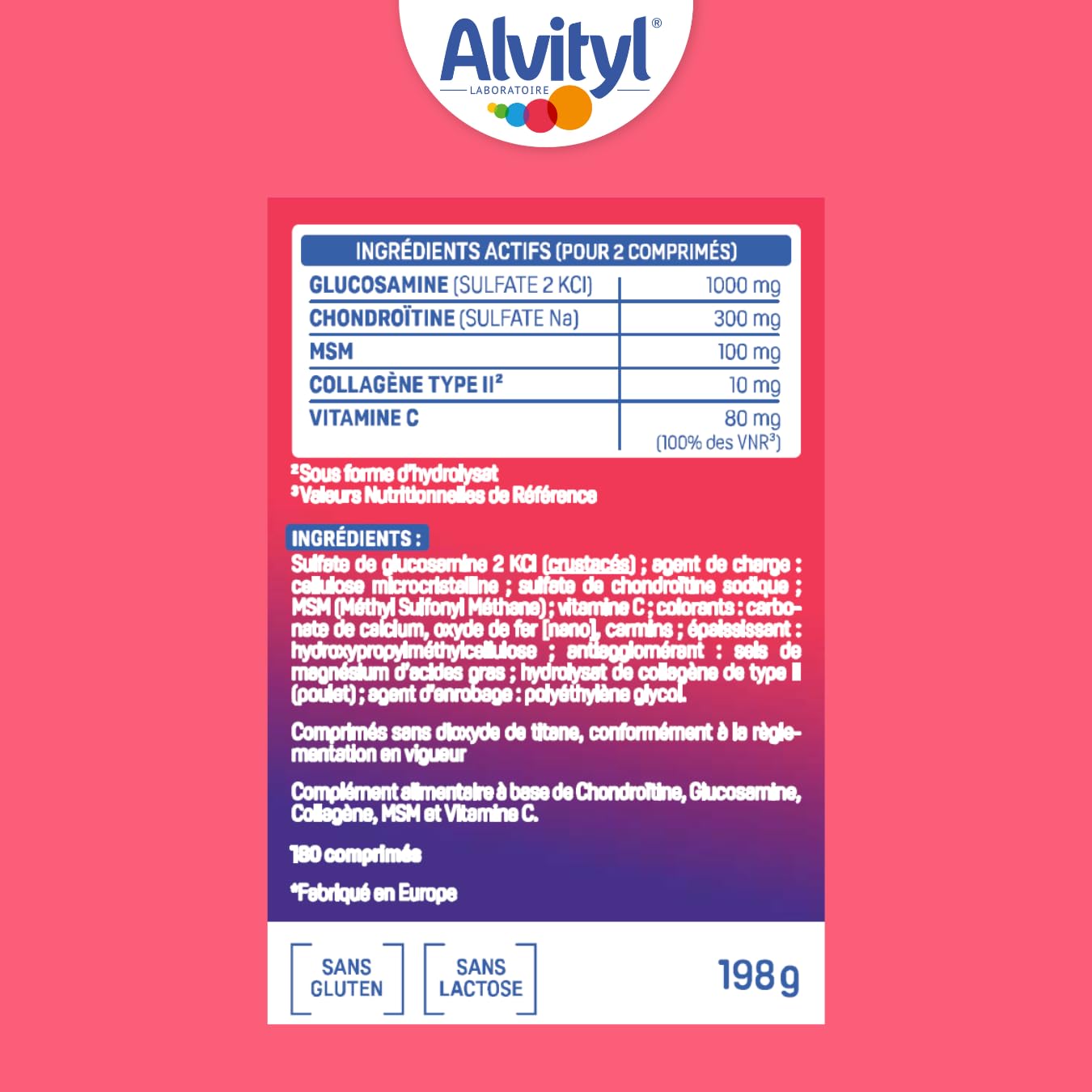 alvityl-chondroflex-confort-des-articulations-5-actifs-180-comprim-s-cure-90-jou image 2