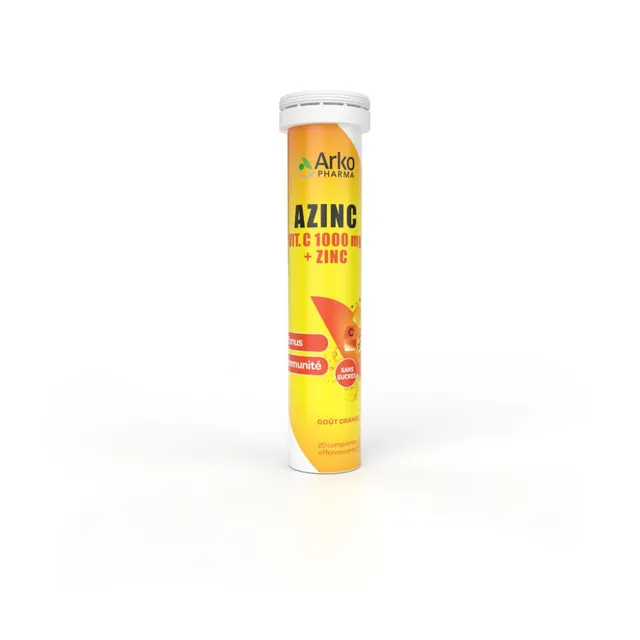 azinc-vit-c-1000-mg-zinc-comprim-s-effervescents-go-t-orange-nergie-et-immunit image 1