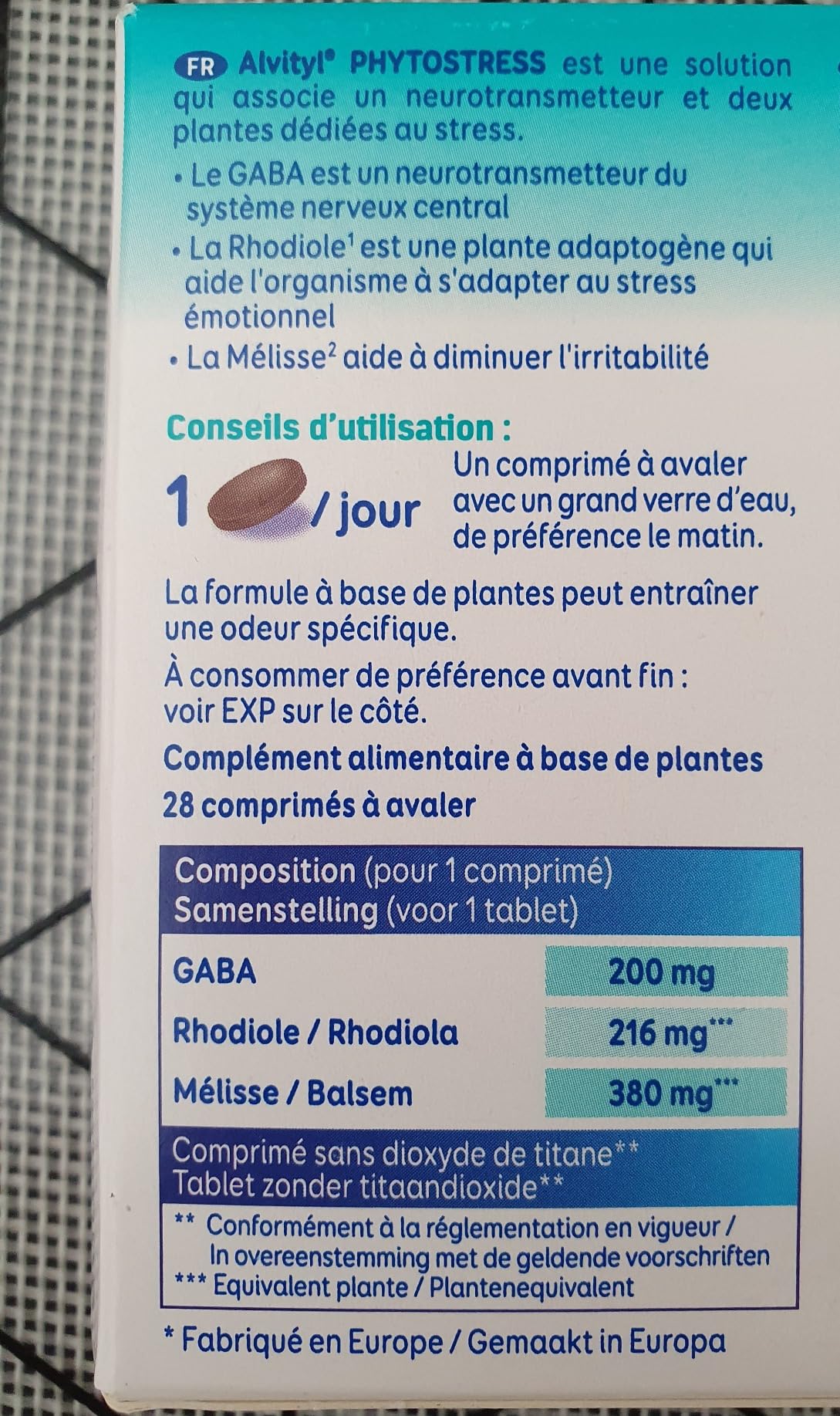 Pas convaincue