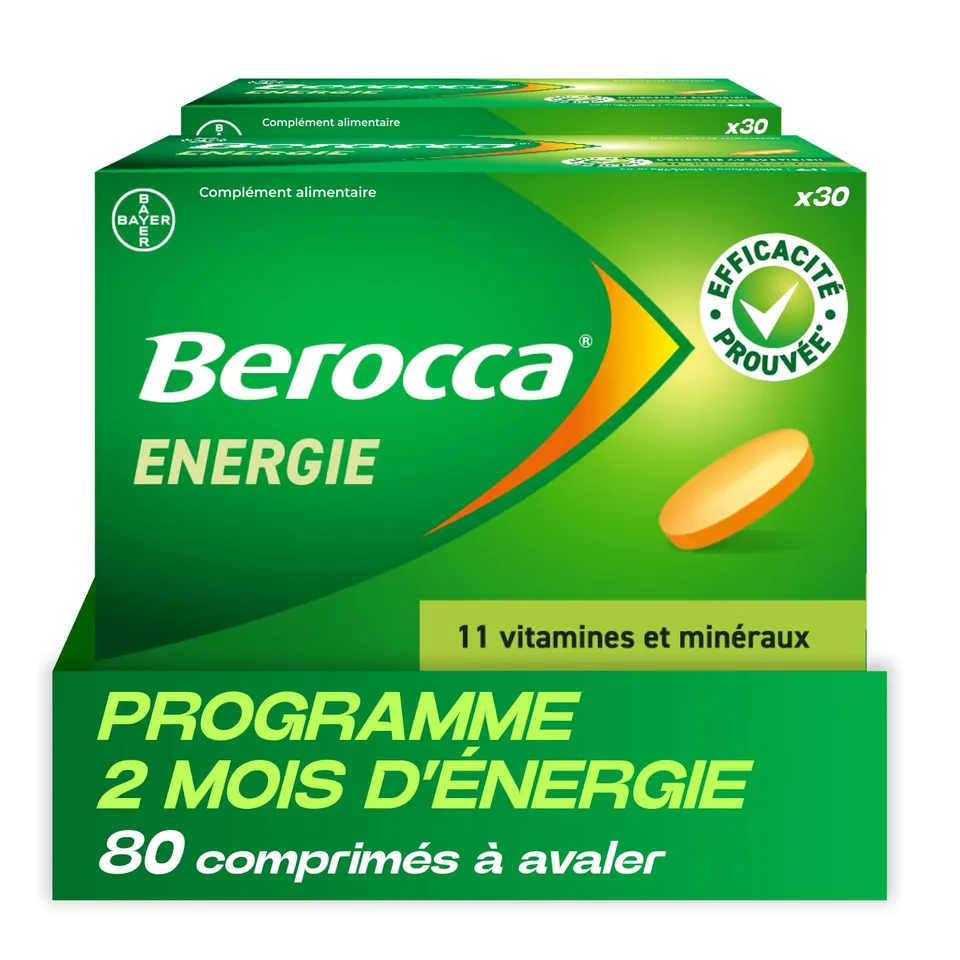 berocca-nergie-multivitamines-vitamine-c-magn-sium-et-zinc-2x40-comprim-s image 1