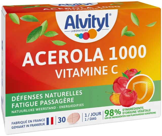 alvityl-acerola-1000-vitamine-c-fatigue-30-comprim-s-croquer image 1
