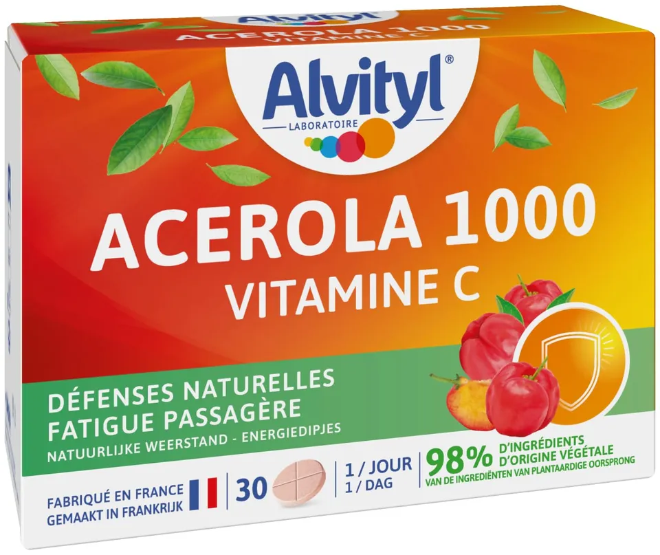 alvityl-acerola-1000-vitamine-c-fatigue-30-comprim-s-croquer image 1