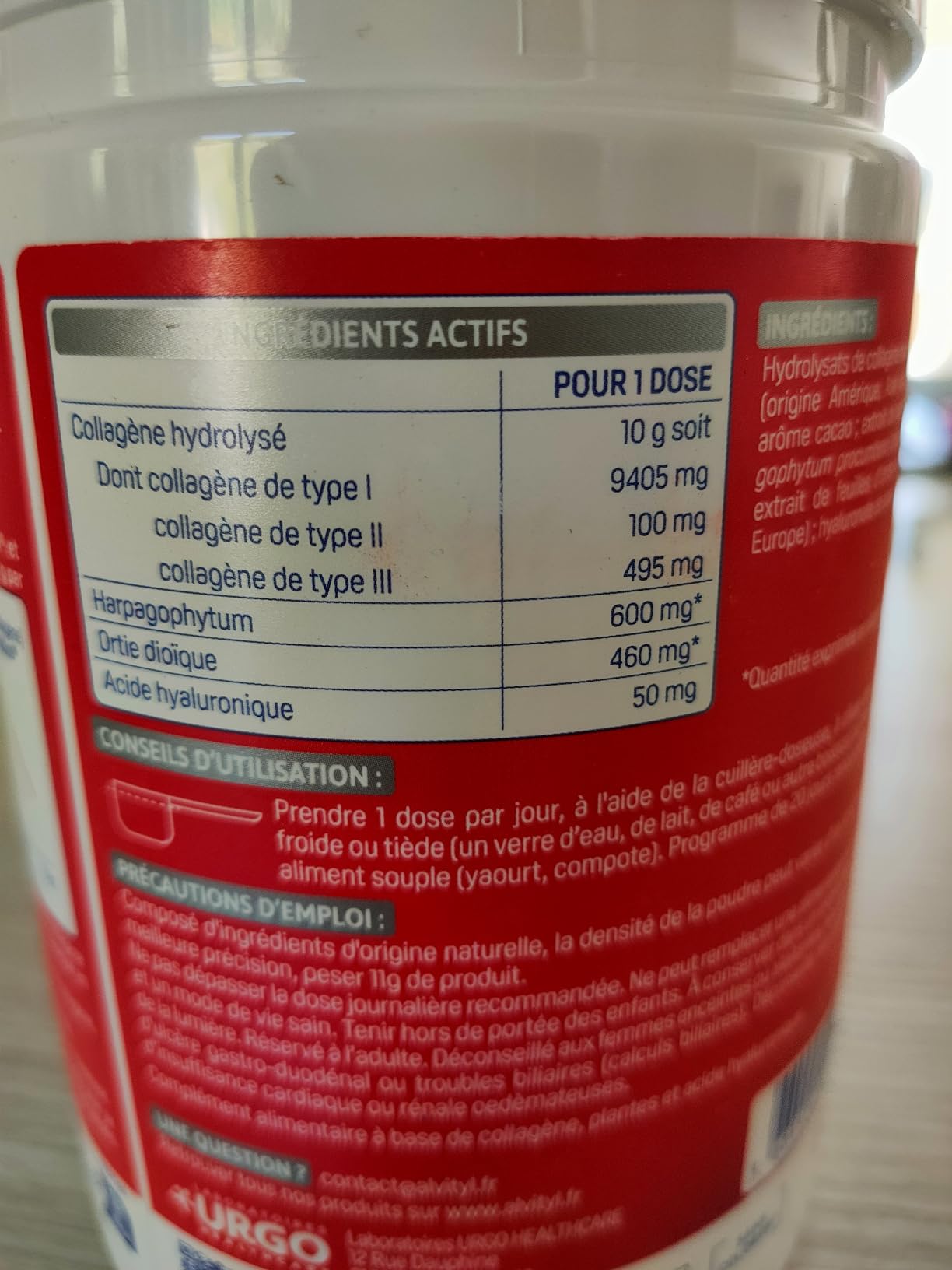 Efficace mais sucré pour moi