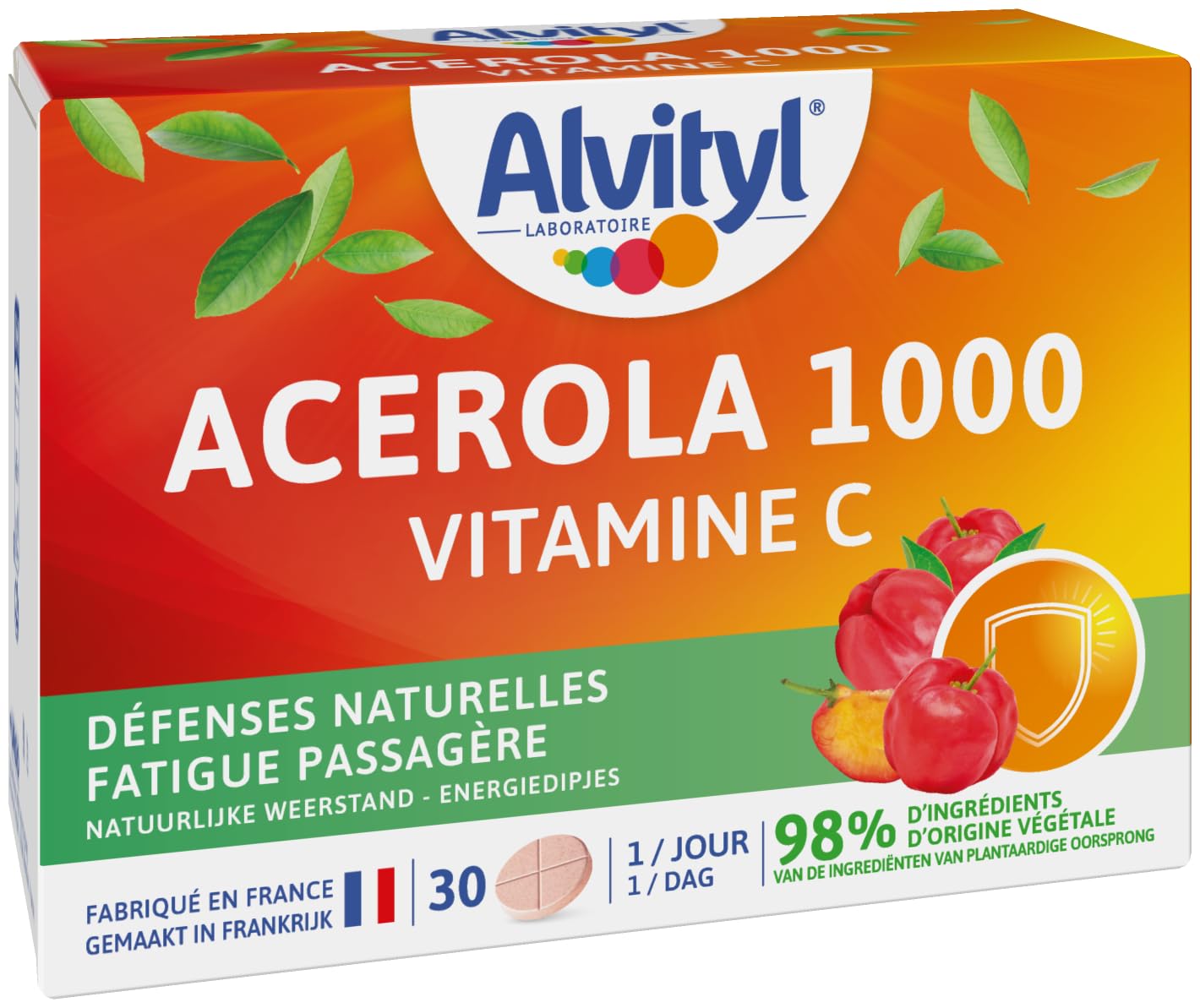 alvityl-acerola-1000-vitamine-c-fatigue-30-comprim-s-croquer image 1