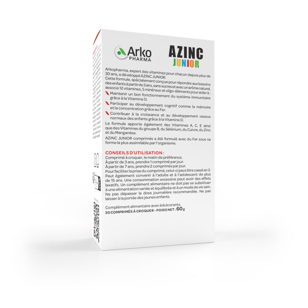 azinc-junior-comprim-s-croquer-enfants-arkopharma image 2