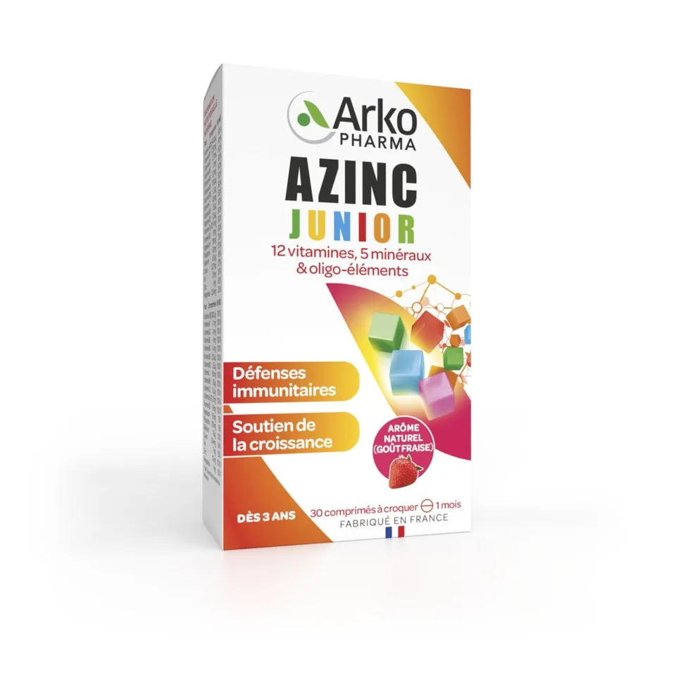 azinc-junior-comprim-s-croquer-enfants-arkopharma image 1