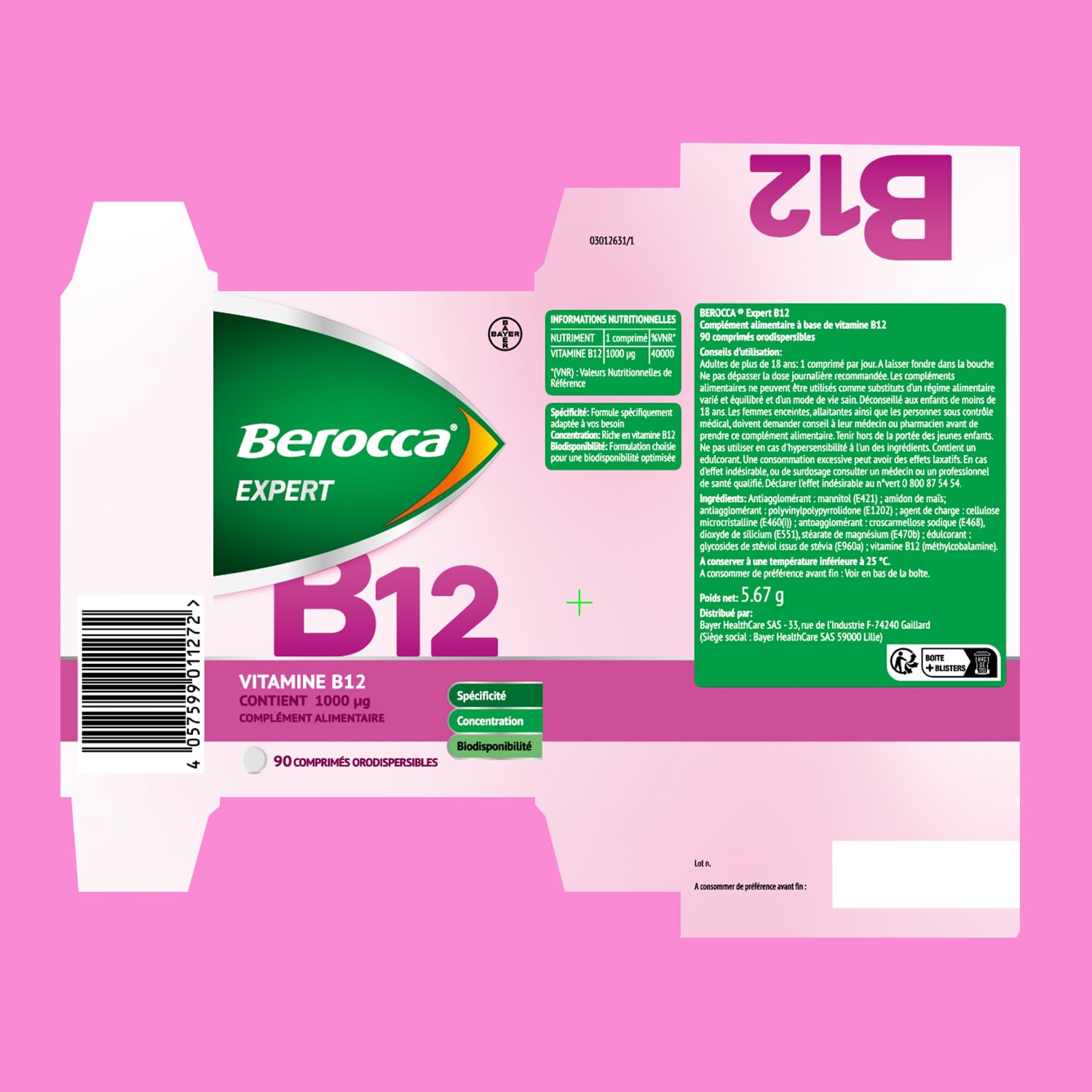 berocca-expert-vitamine-b12-1000-g-m-thylcobalamine-90-comprim-s image 7
