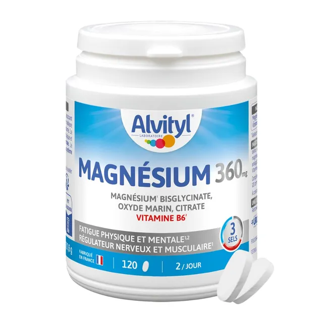 alvityl-complexe-de-magn-sium-bisglycinate-360-mg-vitamine-b6-120-comprim-s image 1