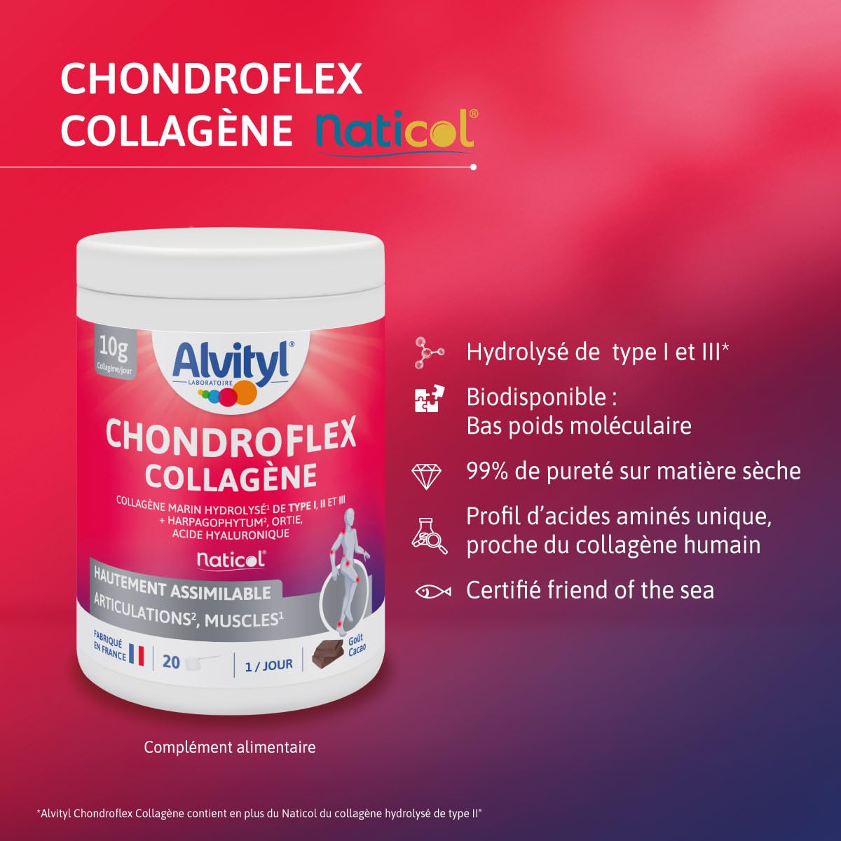 alvityl-chondroflex-collag-ne-poudre-harpagophytum-go-t-chocolat-220-g image 5