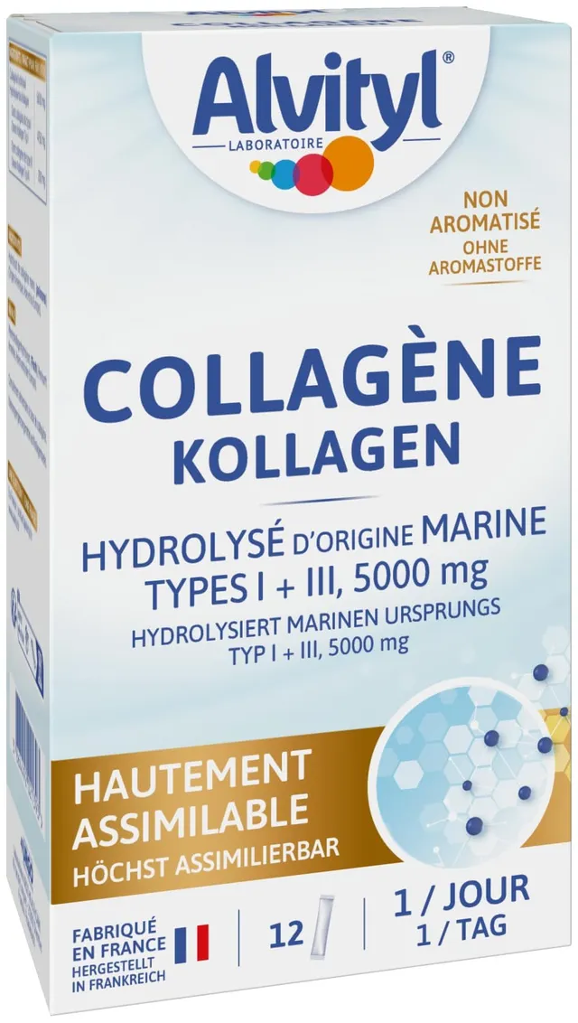 alvityl-collag-ne-poudre-marin-type-i-iii-5000-mg-12-sticks-individuels-go-t-neu image 1